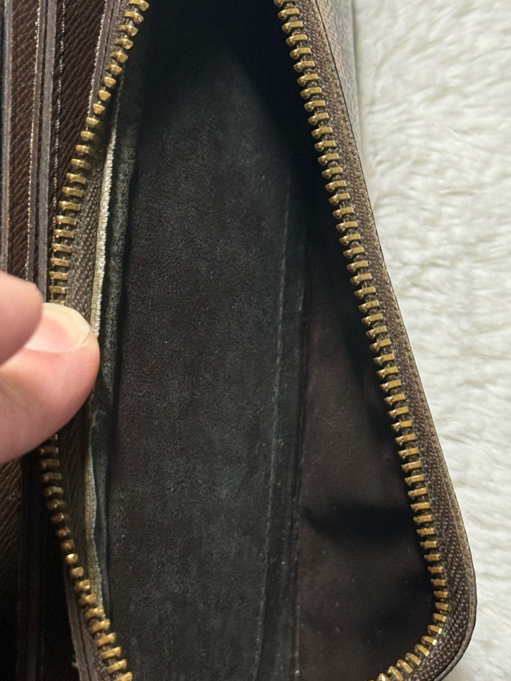 Vintage Louis Vuitton Damier Ebene Portefeuille Long Wallet - Picture 10 of 12